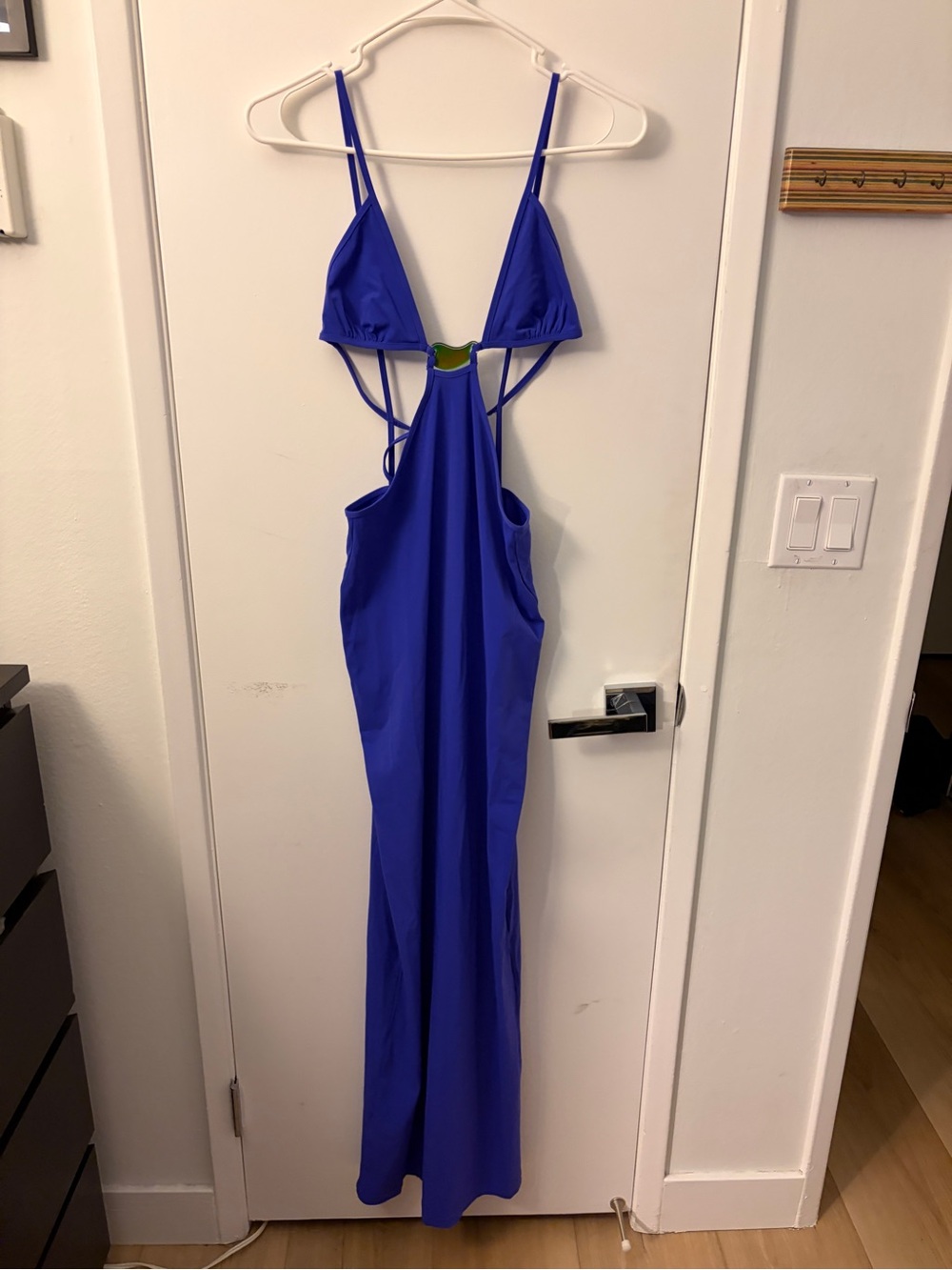 Christopher Esber Cut-Out Spaghetti Strap Maxi Dress in Grape - Picture 5 of 8